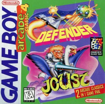 Cover Defender & Joust for Game Boy